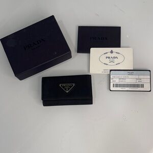 Prada Black key holder - full inclusion
